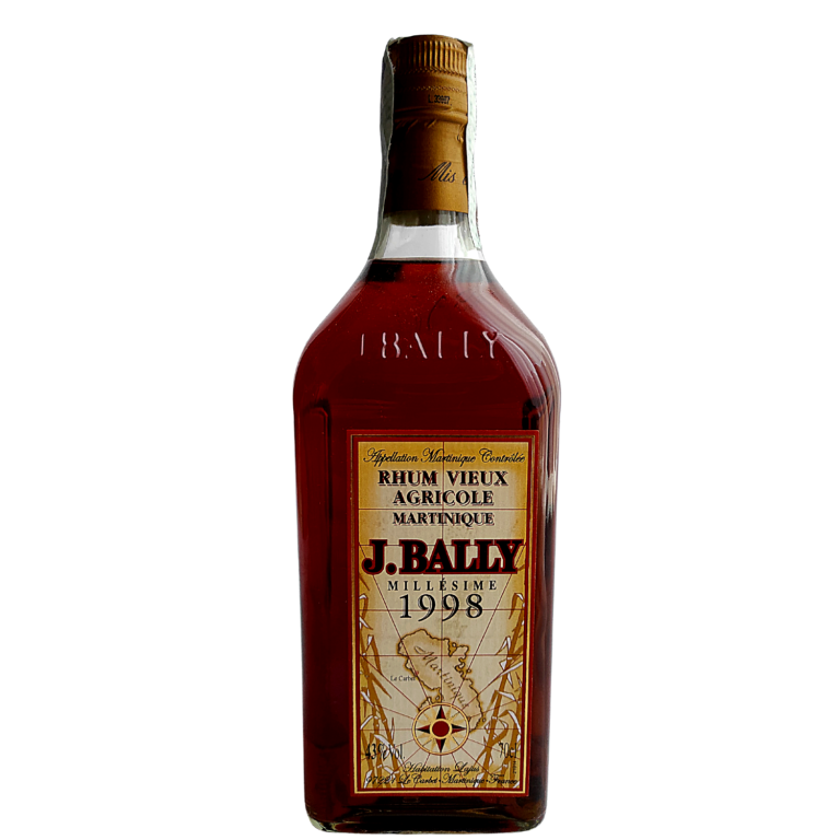 Rum - J.Bally Rhum Vieux Agricole Martinique Millésime 1998