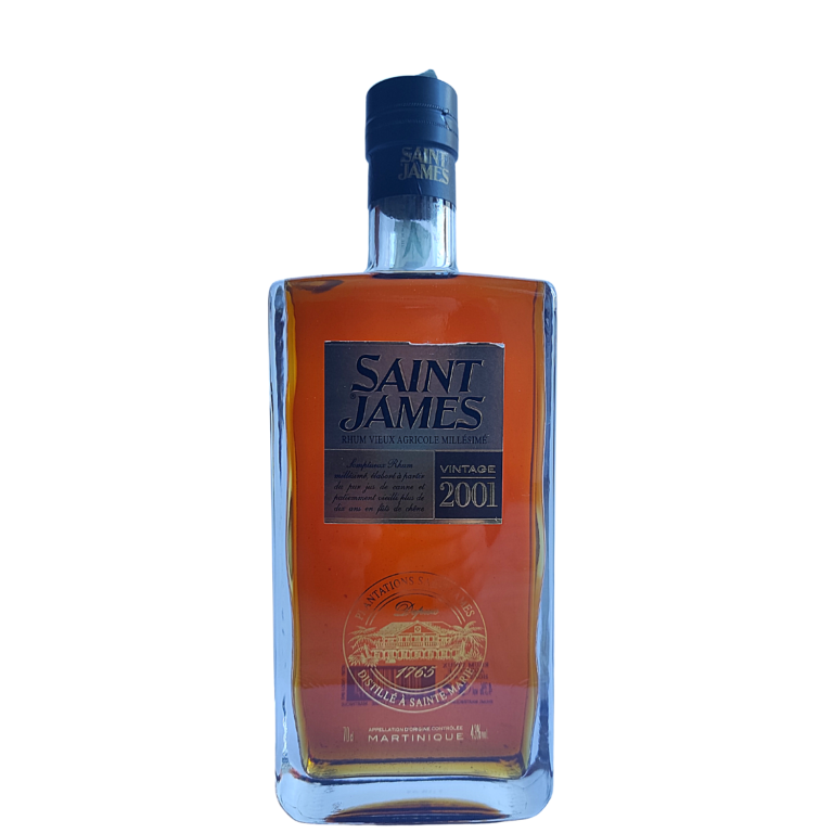 Rum - Saint James Rhum Vieux Agricole Millésime Vintage 2001
