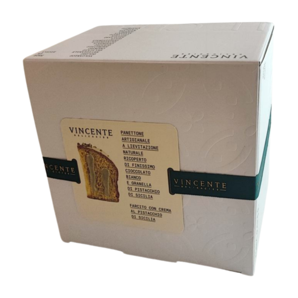 Panettone Le Chic Cioccolato bianco e Pistacchio